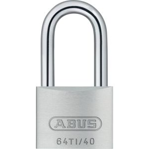 Cadeados - abus - 64ti/40 - alumínio titalium - alça em aço cementado - 40x