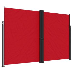 Toldo lateral retrátil 220x600 cm vermelho