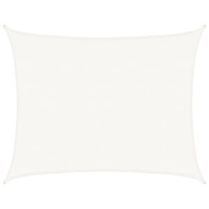 vidaXL toldo de vela blanco hdpe 160 g/m² 6x8 m