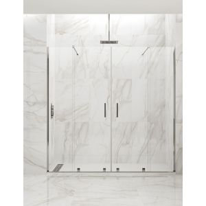 Resguardo de chuveiro allstone hidra 2+2 sem perfil 200-210 cm