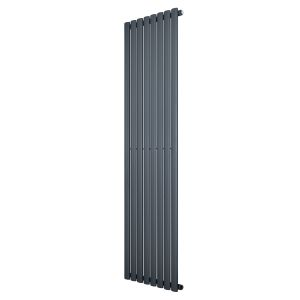 Radiador de coluna simples oval – 1800 mm x 480 mm – cinza antracite