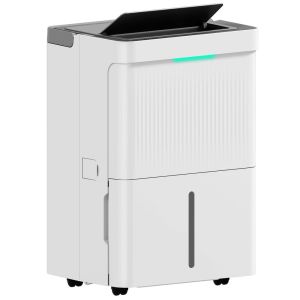 Desumidificador 35,5x28x52,2 cm abs color blanco Homcom