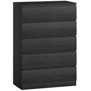 Cómoda com 5 gaveta 77x40x111,5 cm Homcom, casa - móveis de armazenamento