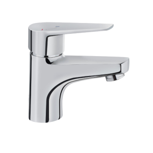 Largo mezclador de lavabo cromado