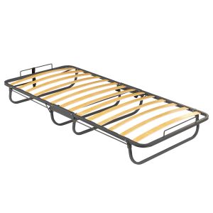 Estrado dobrável com rodas 90x190cm pikolin cama de convidados