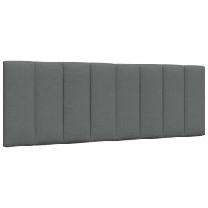Almofadão de cabeceira 140 cm tecido cinzento-escuro ptob4143