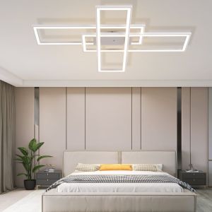 Nettlife lâmpada de teto LED sala de estar rgb mudança de cor regulável