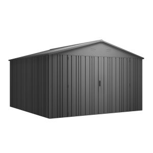 Abrigo de jardim metal 12,46m² pioneer y130 – sistema autoportante robusto