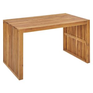 Mesa de refeição de jardim bellano 70 cm 120 cm madeira de acácia castanho