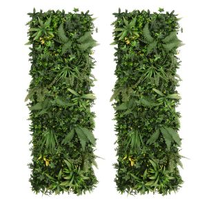 Painel de parede artificial ayla x 2 - 50 x 150 cm