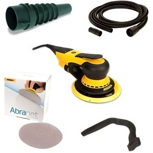 Lixadeira excêntrica mirka deros 5650cv - branca - com fio - profissional -