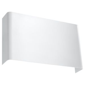 Lámpara de pared copertura 2 blanco acero 25x15x7cm