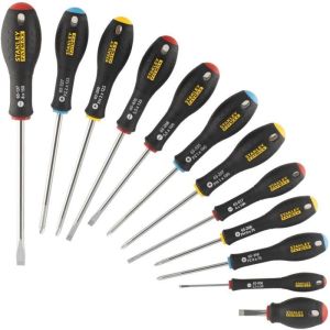 Conjunto de 12 chaves de fenda - stanley fatmax - fmht65426-0 - eletricista