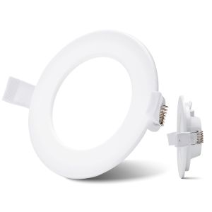 Aigostar foco embutido de teto slim 12w 1350lm 4000k ф145-155mm pacote 2