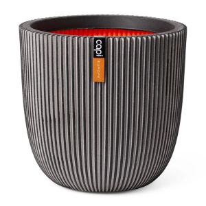 Vaso groove 35x34 cm antracite