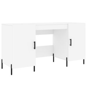 Secretária 140x50x75 cm derivados de madeira branco
