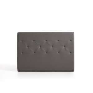 Cabeceira zafiro para cama de 110 de polipiel gris 115x115x8. Matris