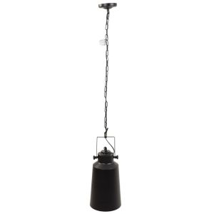 Candeeiro de teto em metal preto 19,5x19,5x34/123