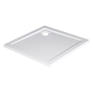 Ondee - base de duche antiderrapante bull - 90x90cm - smc - branco