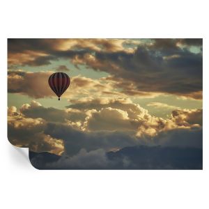 Papel de parede autocolante balão nas nuvens 104x152 tulup
