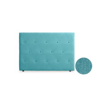 Cabeceira estofada venice aqualine 220x115x12 cm - turquesa - moonia