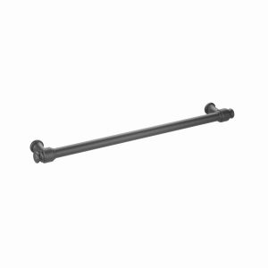 Puxador para móveis, zamac, dist entre furos 224 mm, preto, lote  6