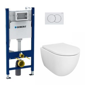 Pack geberit duofix + delta 01 + wc swiss 53 tornado ab