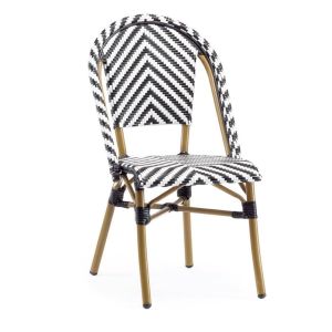 Wellhome cadeira de jardim branca 57x47x88 cm