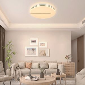 Nettlife moderna lâmpada de teto LED redonda de 44 w  de 40 cm regulável