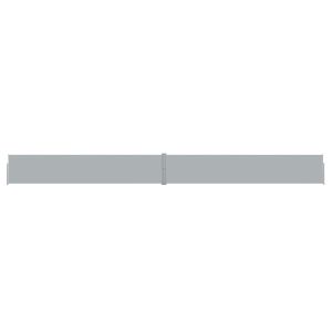 Toldo lateral retrátil para pátio 140x1200 cm antracite egw723290