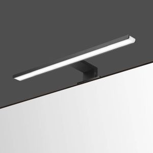 Kibath aplique LED gue 12w 45 cm acabamento preto mate 6000 k alumínio