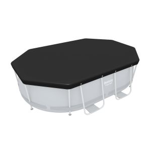 Tampa oval de inverno Bestway 305x184 cm para piscinas ovais de lona p