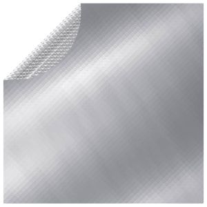 vidaXL cubierta de piscina pe plateado 527 cm
