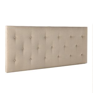 Cabeceira estofada turin 150x60 cm bege