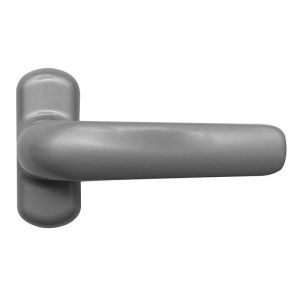 Par muleta com mola para porta de prata 5700