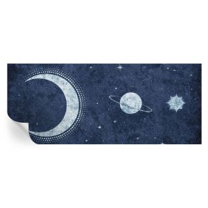 Papel de parede vinílico motivo de estrela 250x104 tulup