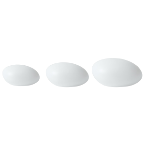 Candeeiro decorativo para exterior polipropileno branco farallon