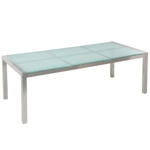 Mesa de jantar vidro de segurança (temperado) transparente grosseto