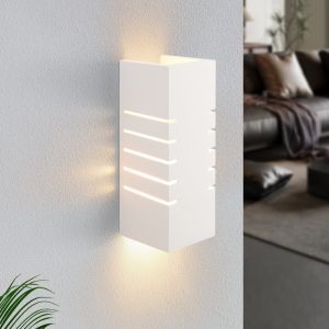 Nettlife aplique parede e14 branco 24.5x9.5