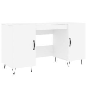 Secretária 140x50x75 cm derivados de madeira branco