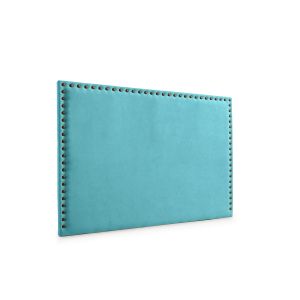 Cabeceira estofada modena duo aqualine 115x120x8 cm - turquesa - moonia