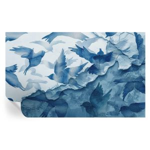 Papel parede adesivo pássaros dinâmicos 416x254 tulup