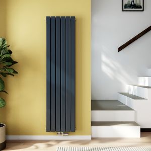 Emke radiador água quente aço plano camada dupla antracite 180x46 cm
