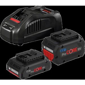 Pack de bateria Bosch 1 bateria procore 18v 4.0 ah + 1 bateria procore 5.5