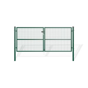 Portão de abrir em rede 3m oLGa a.130cm verde