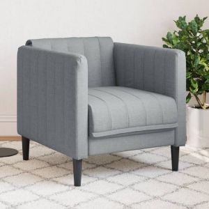 Poltrona tecido cinzento-claro ewg4380