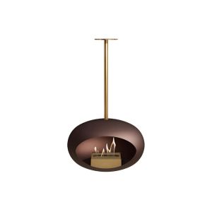Lareira bioetanol suspensa sky mocca 4