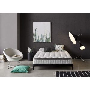 Colchão visco luxury crystal premium 120x190 cm, altura 28 cm ±2
