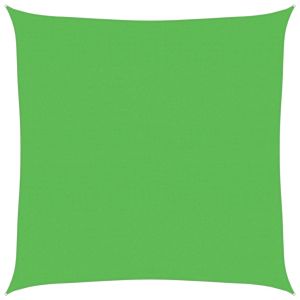 vidaXL toldo de vela hdpe verde claro 160 g/m² 4,5x4,5 m