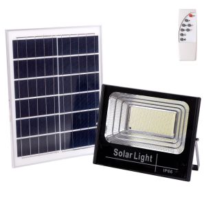 Holofote LED solar 200w 6500k painel: 6v/20w bateria: 3,2v/15000mah